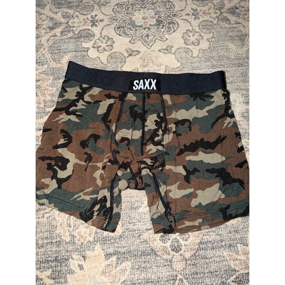 Saxx Camo Vibe Boxer Brief Viscose Medium